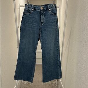 Kut from the Kloth Dark Blue Wide Leg Jeans